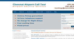 Desktop Screenshot of chennaiairportcalltaxi.com