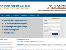 Tablet Screenshot of chennaiairportcalltaxi.com